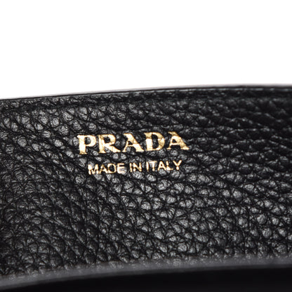 Prada Vitello Daino Mini Crossbody Bag Black 8 of 9