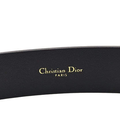 Christian Dior Calfskin CD Belt 70 28 Black 3 of 5
