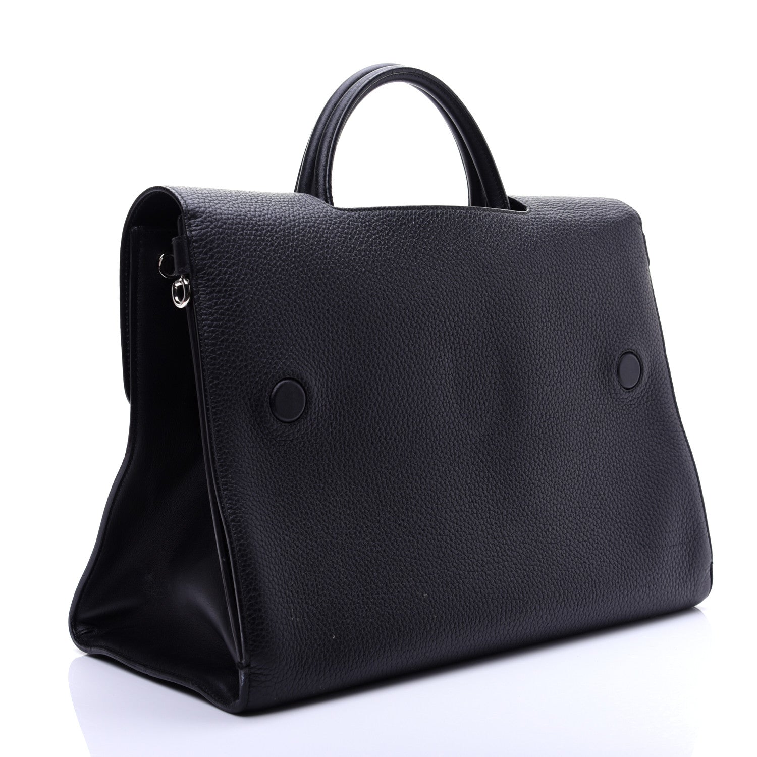 Christian Dior Grained Calfskin Large Diorever Flap Black 3 of 16