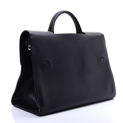 Christian Dior Grained Calfskin Large Diorever Flap Black 3 of 16