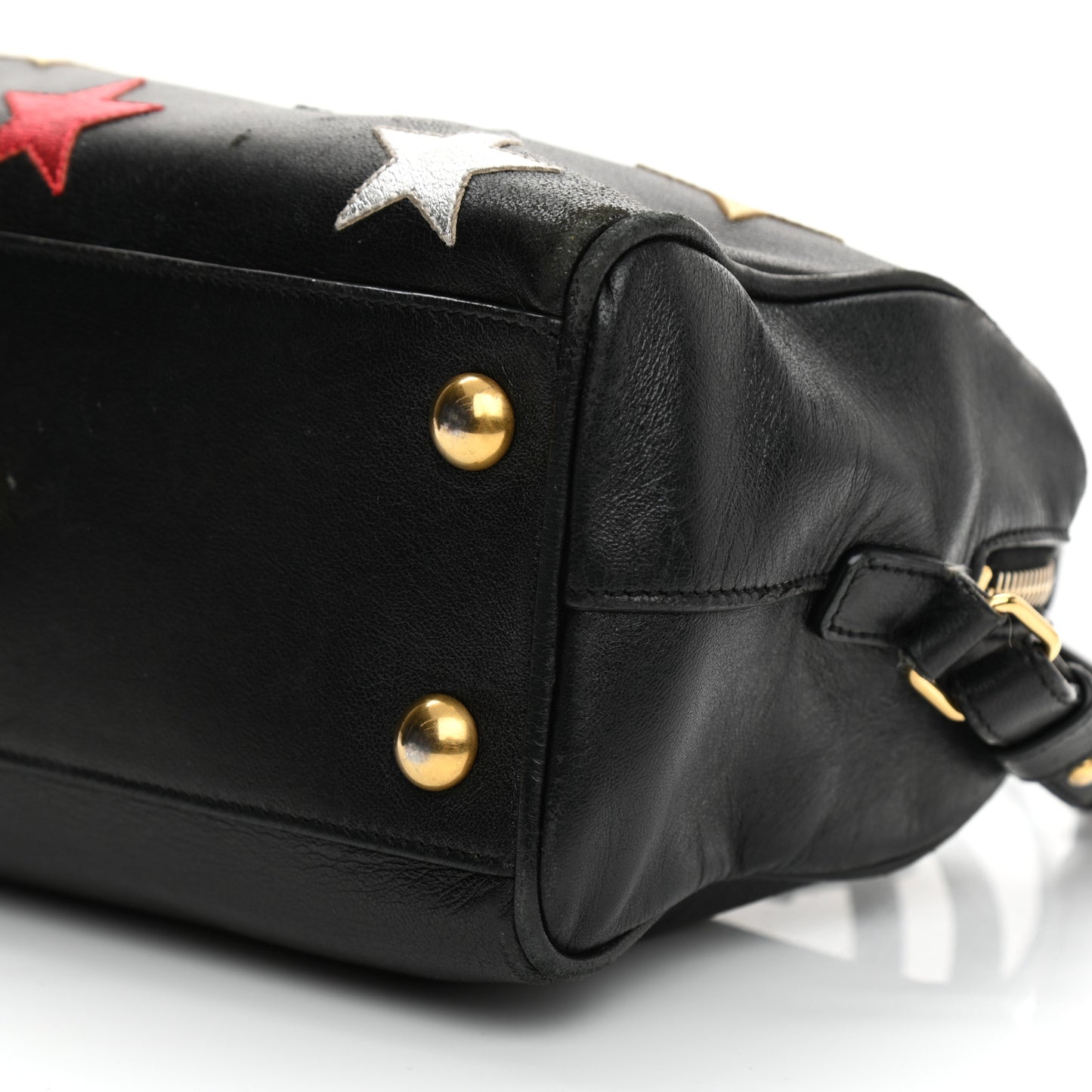 Calfskin Star Classic Baby Duffle Black