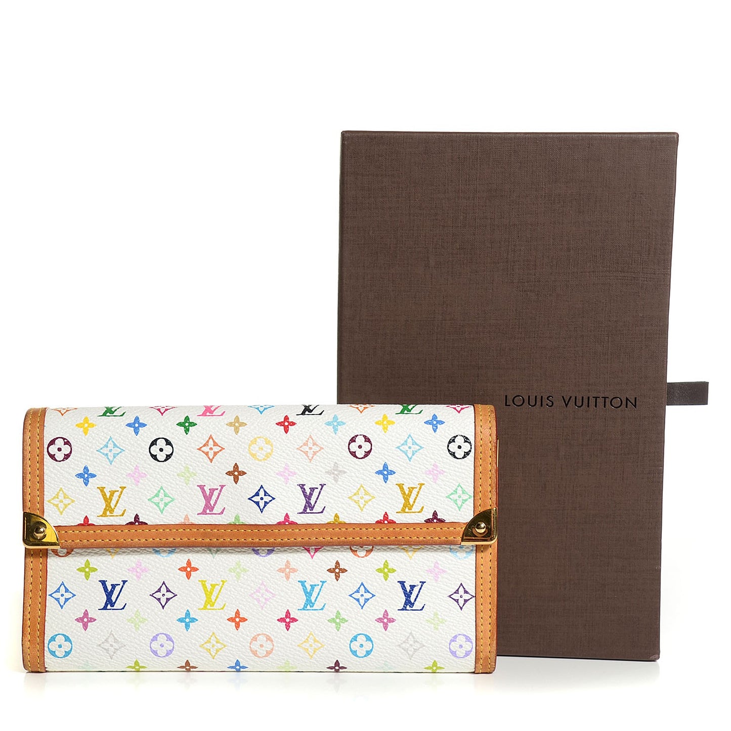 Monogram Multicolor Porte Tresor International Wallet White