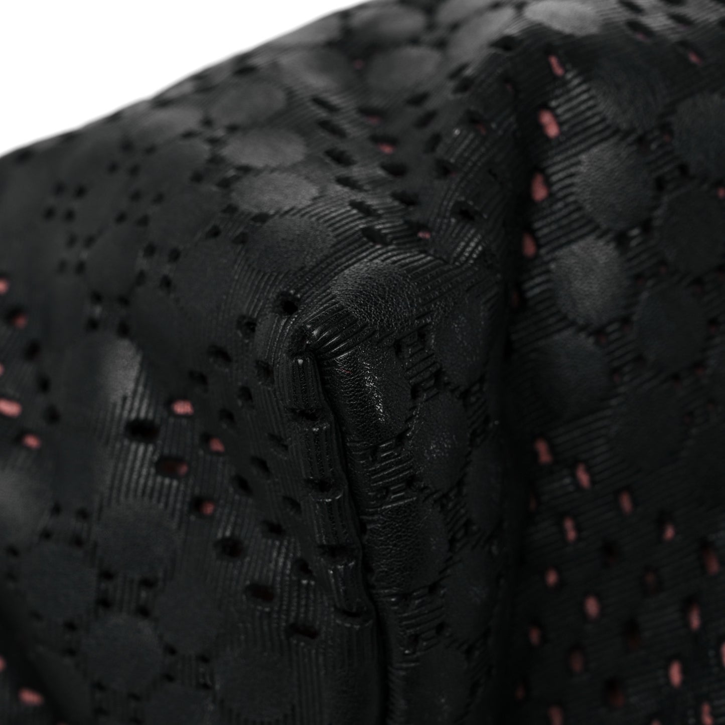 Calfskin Laser Cut Black