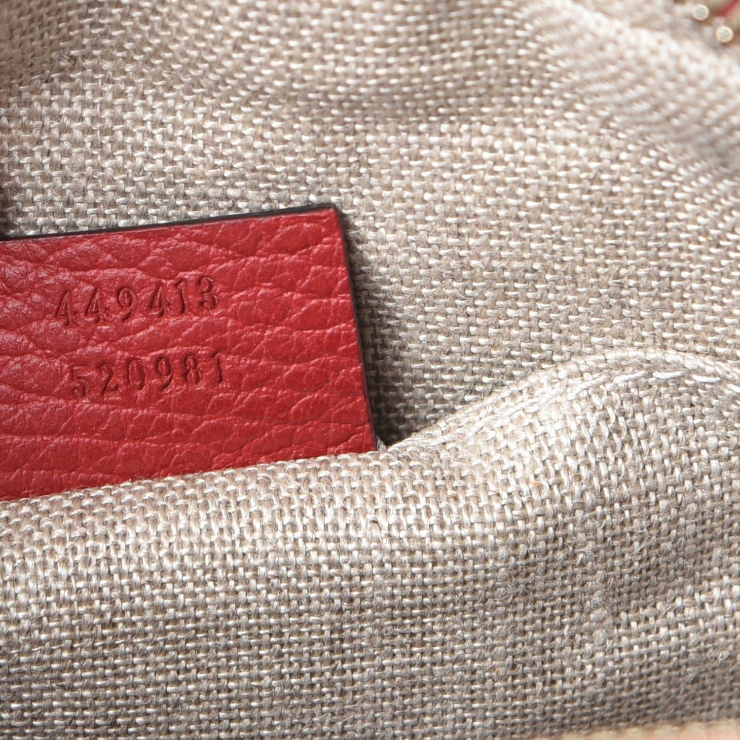 Gucci Monogram Mini Bree Messenger Bag Red 7 of 7