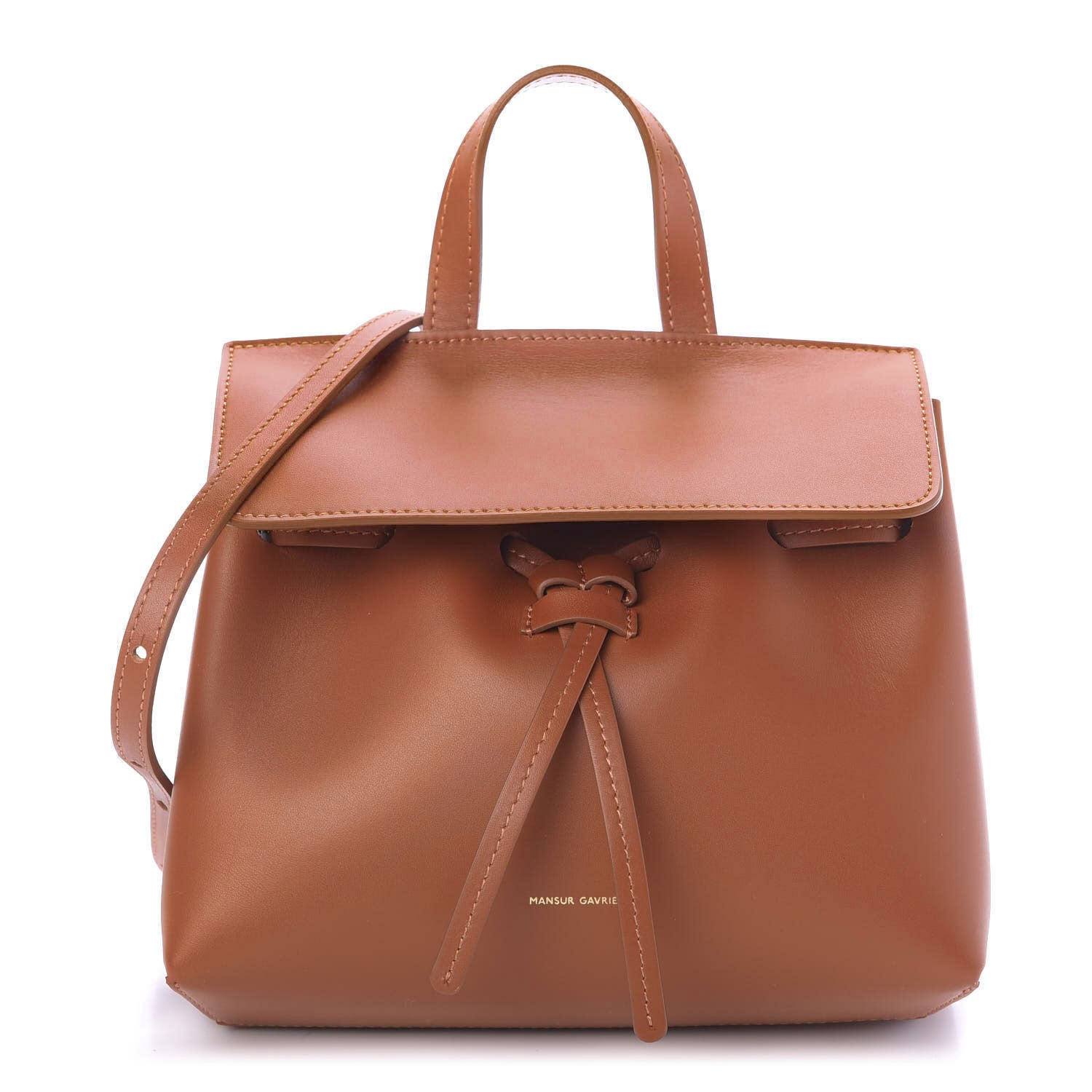 Mansur Gavriel Calfskin Mini Lady Bag Ginger 1 of 10