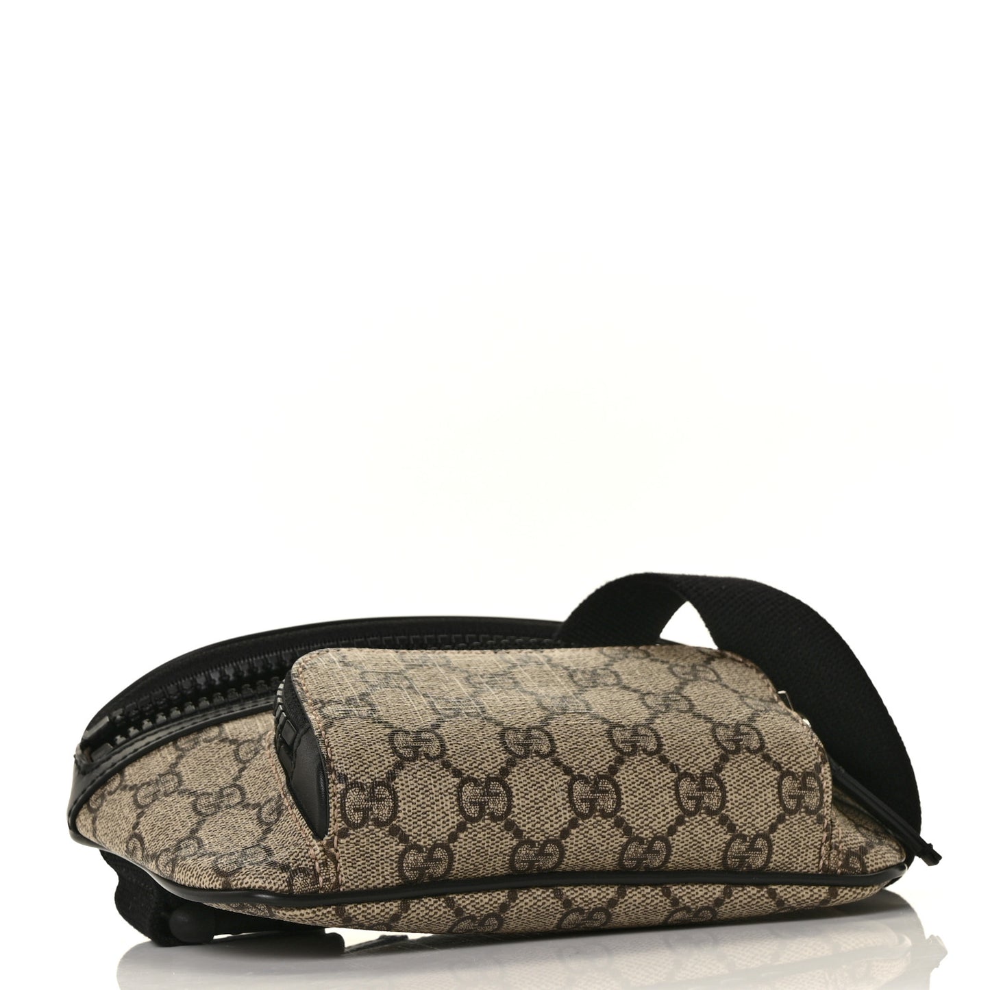 GG Supreme Monogram Belt Bag Black