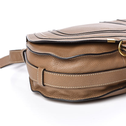 Chloe Calfskin Medium Marcie Round Crossbody Bag Nut 8 of 10