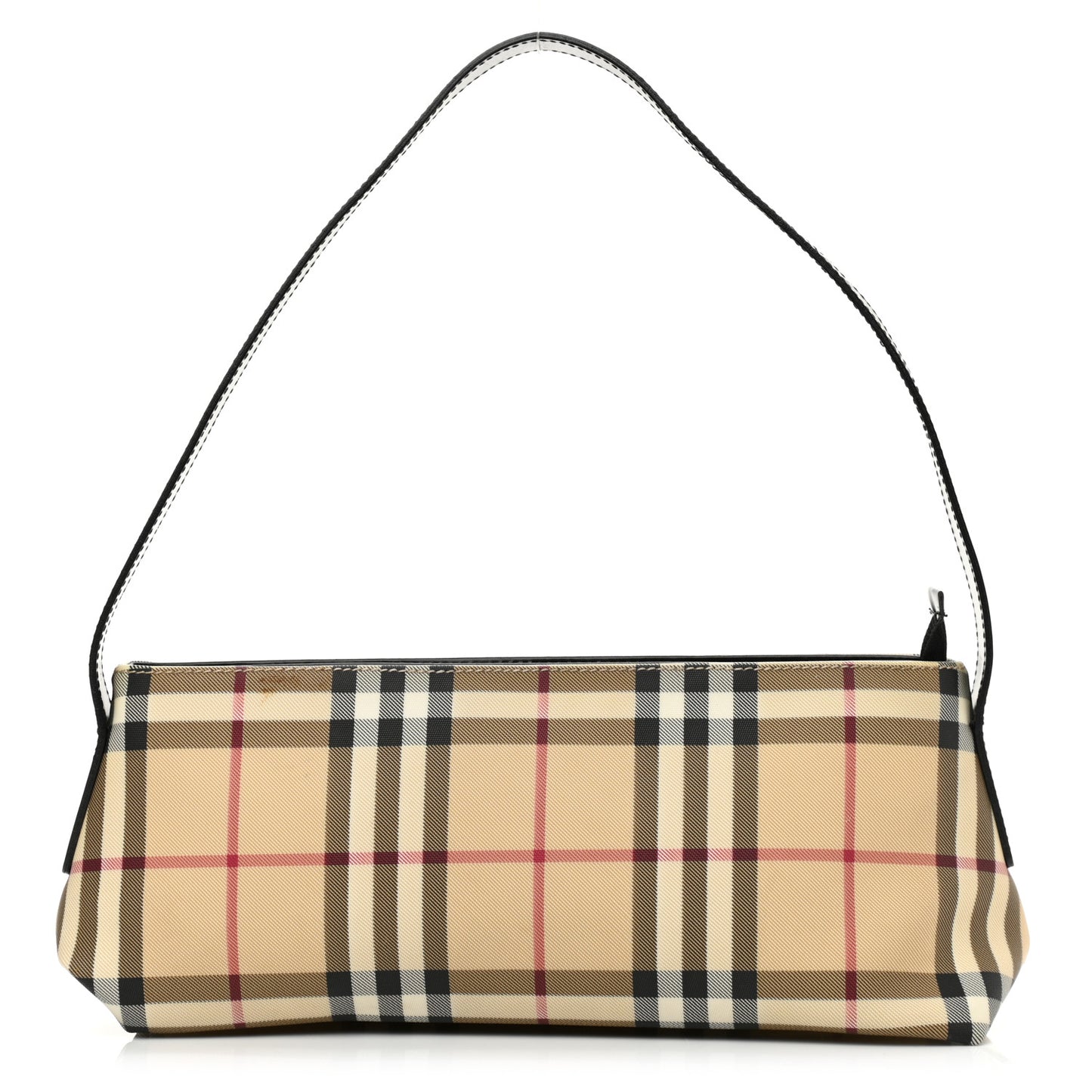 House Check Small Shoulder Bag Black