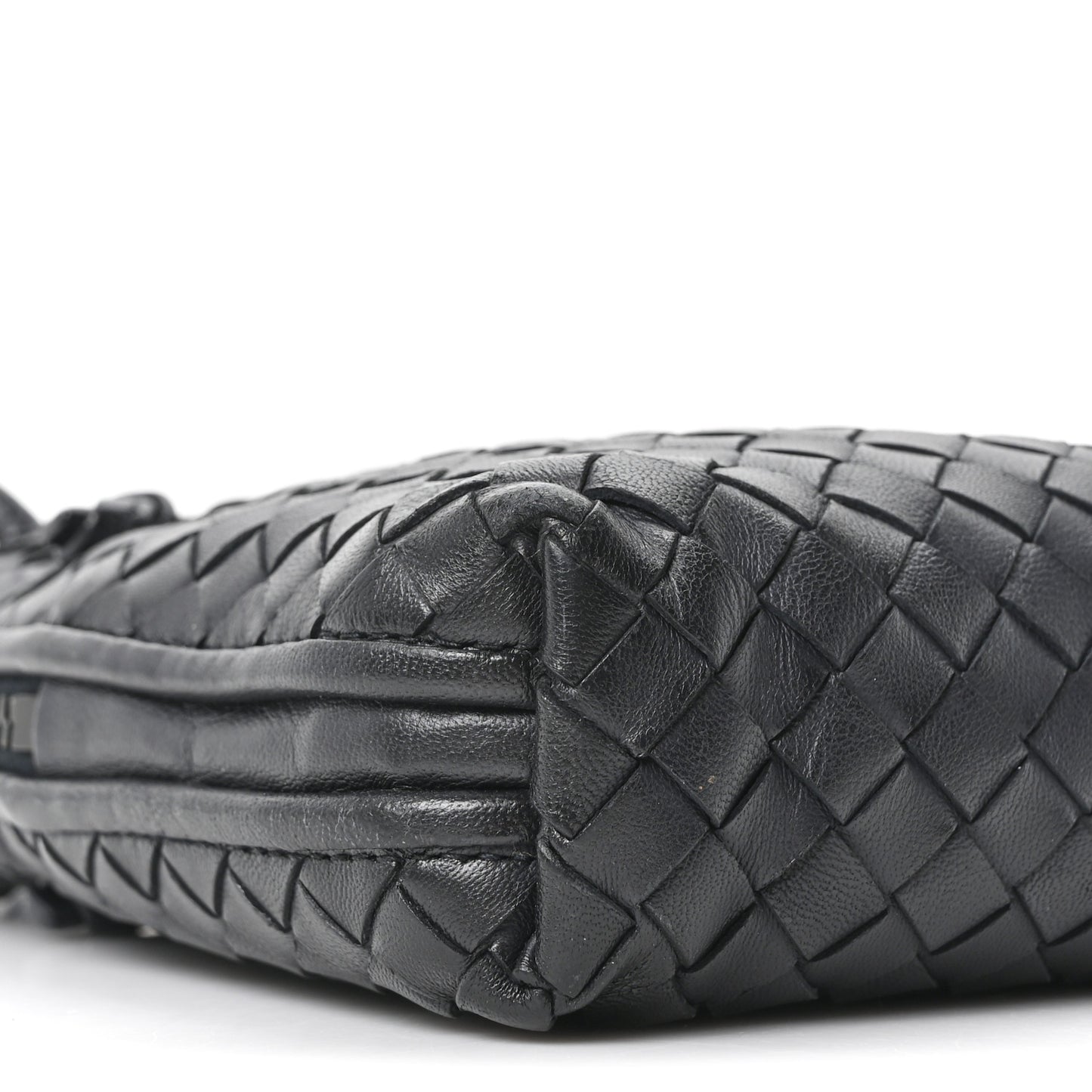Nappa Intrecciato Nodini Bag Black