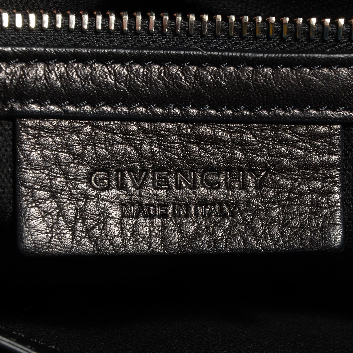 Givenchy Textured Calfskin Small Pandora Pure Flap Bag Black 6 of 10