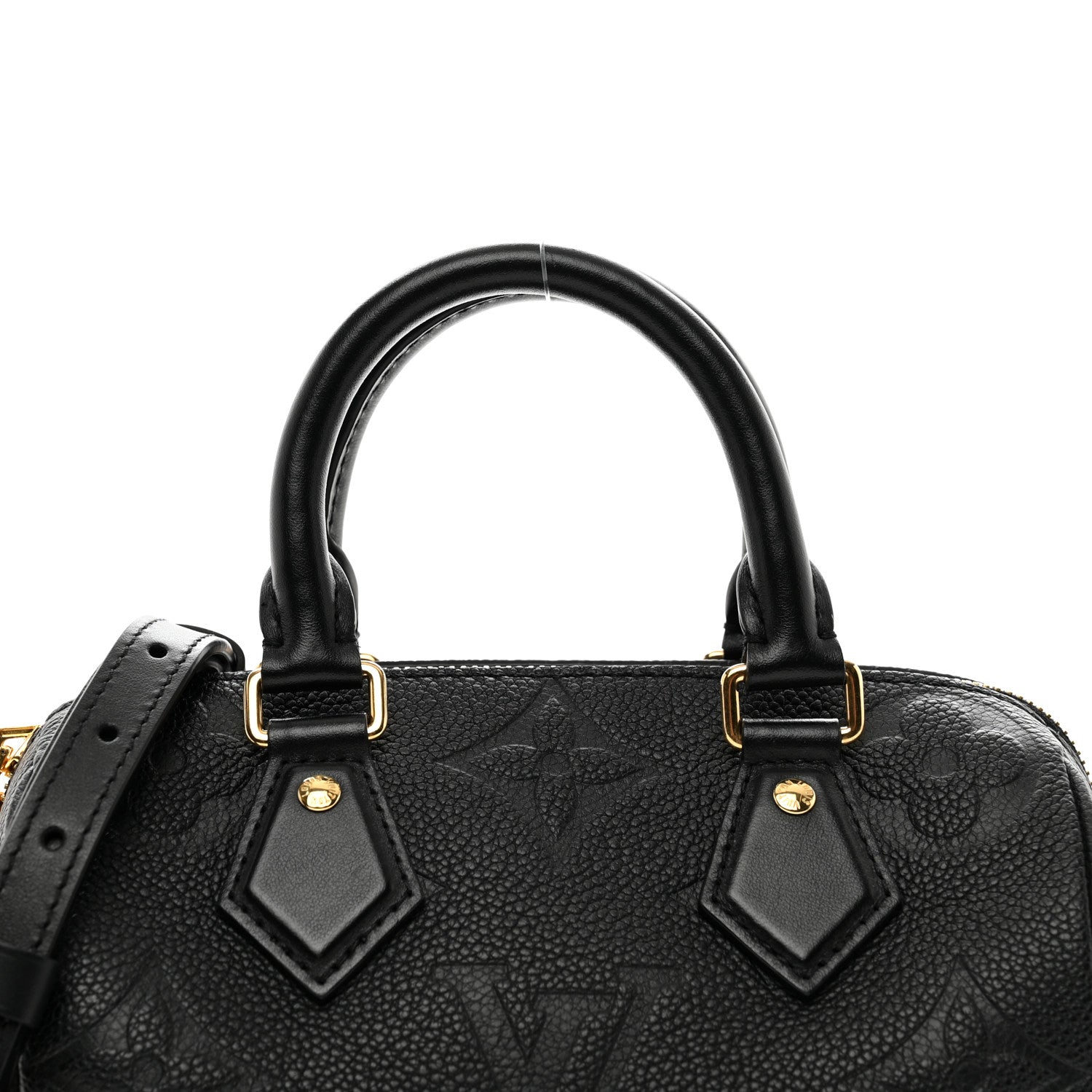 Louis Vuitton Empreinte Monogram Giant Speedy Bandouliere 20 Black 5 of 9