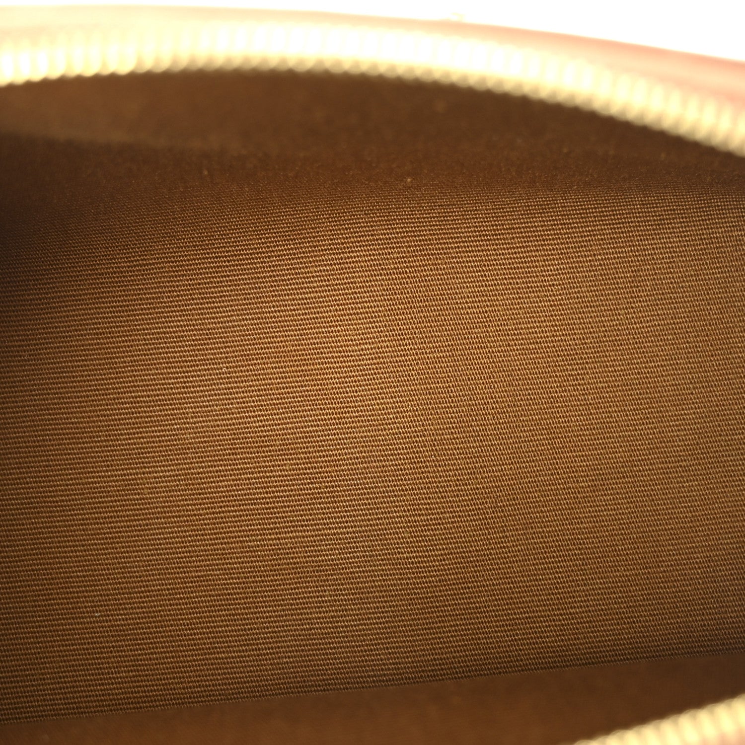 Celine Triomphe Canvas Lambskin Clutch On Chain Tan 4 of 10