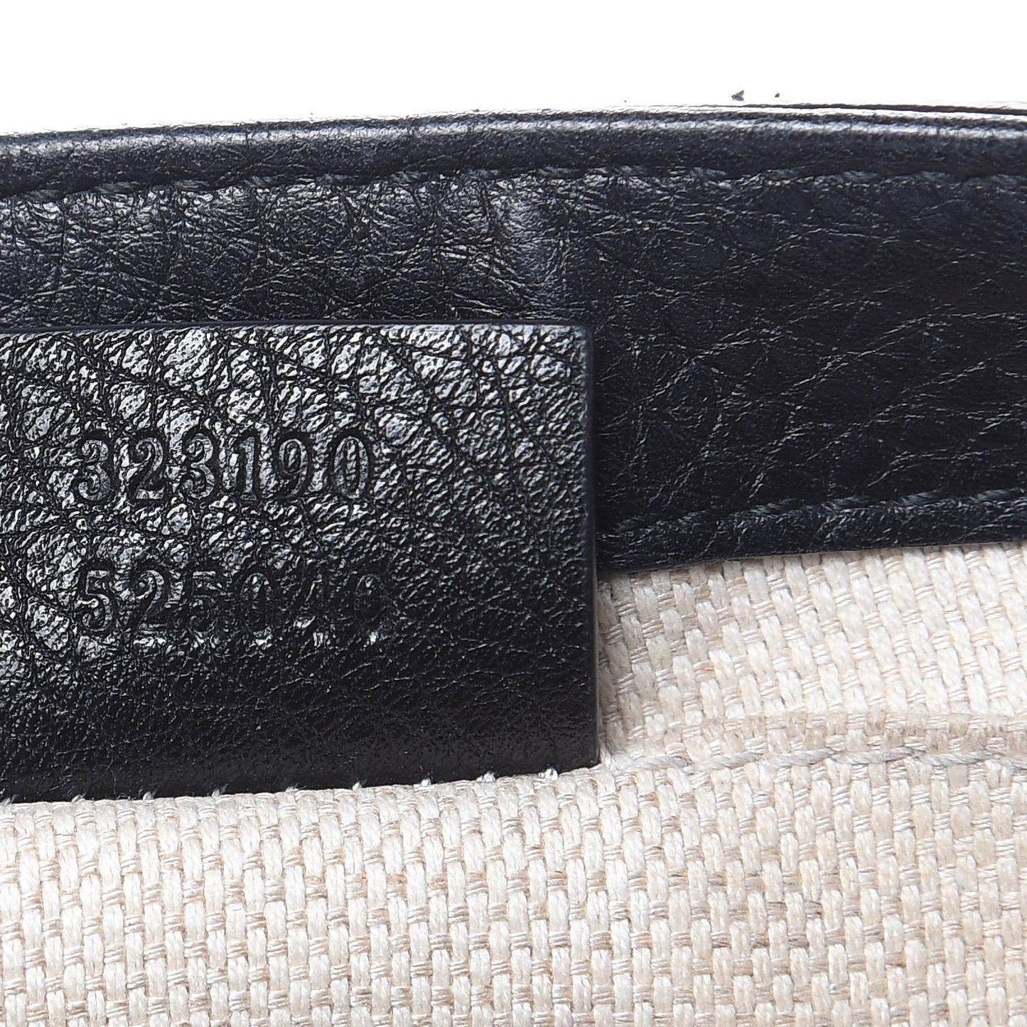 Pebbled Calfskin Small Soho Flap Crossbody Black