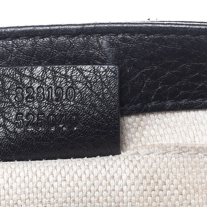 Gucci Pebbled Calfskin Small Soho Flap Crossbody Black 7 of 15
