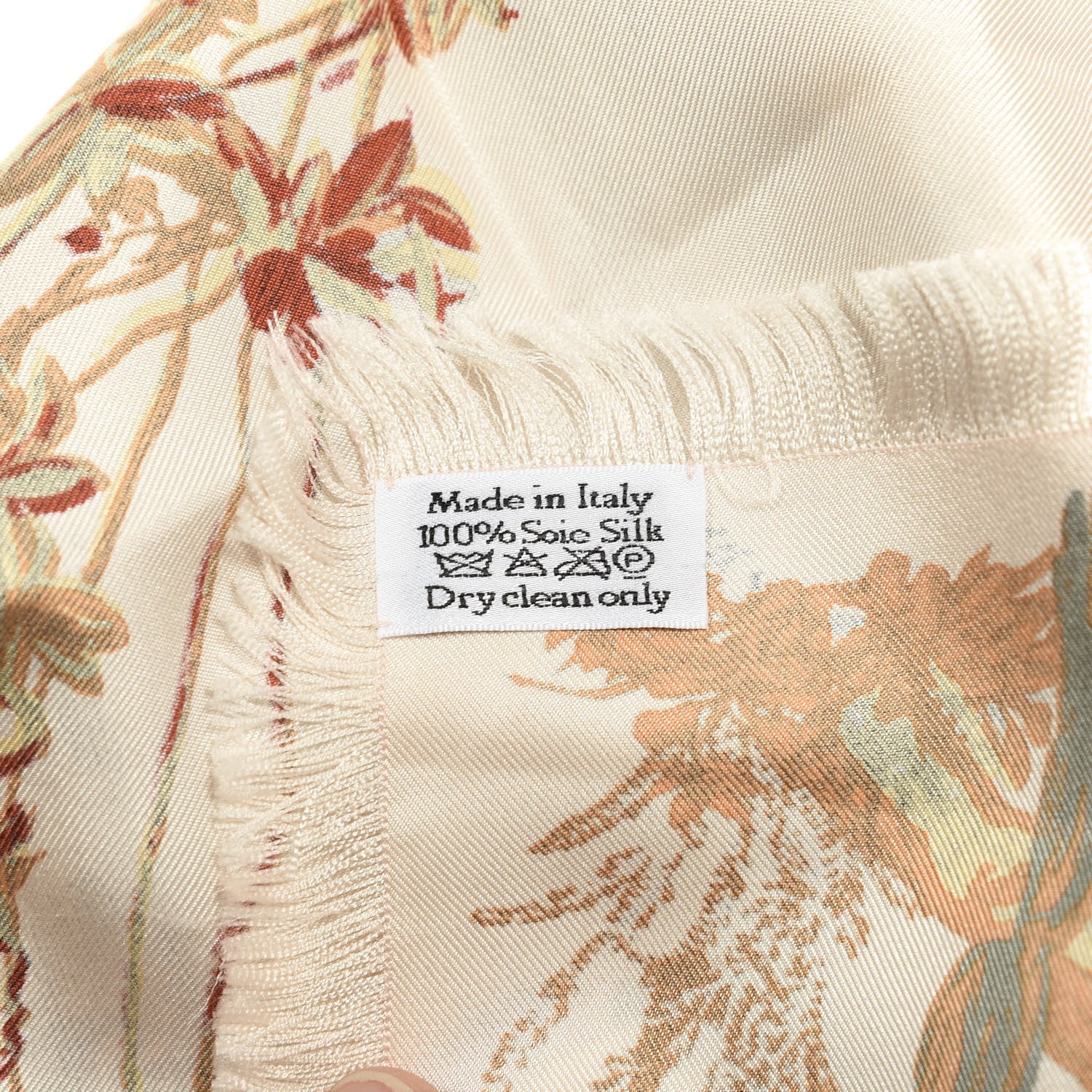 Christian Dior Toile De Jouy Carnivora Square Scarf Rose 4 of 4