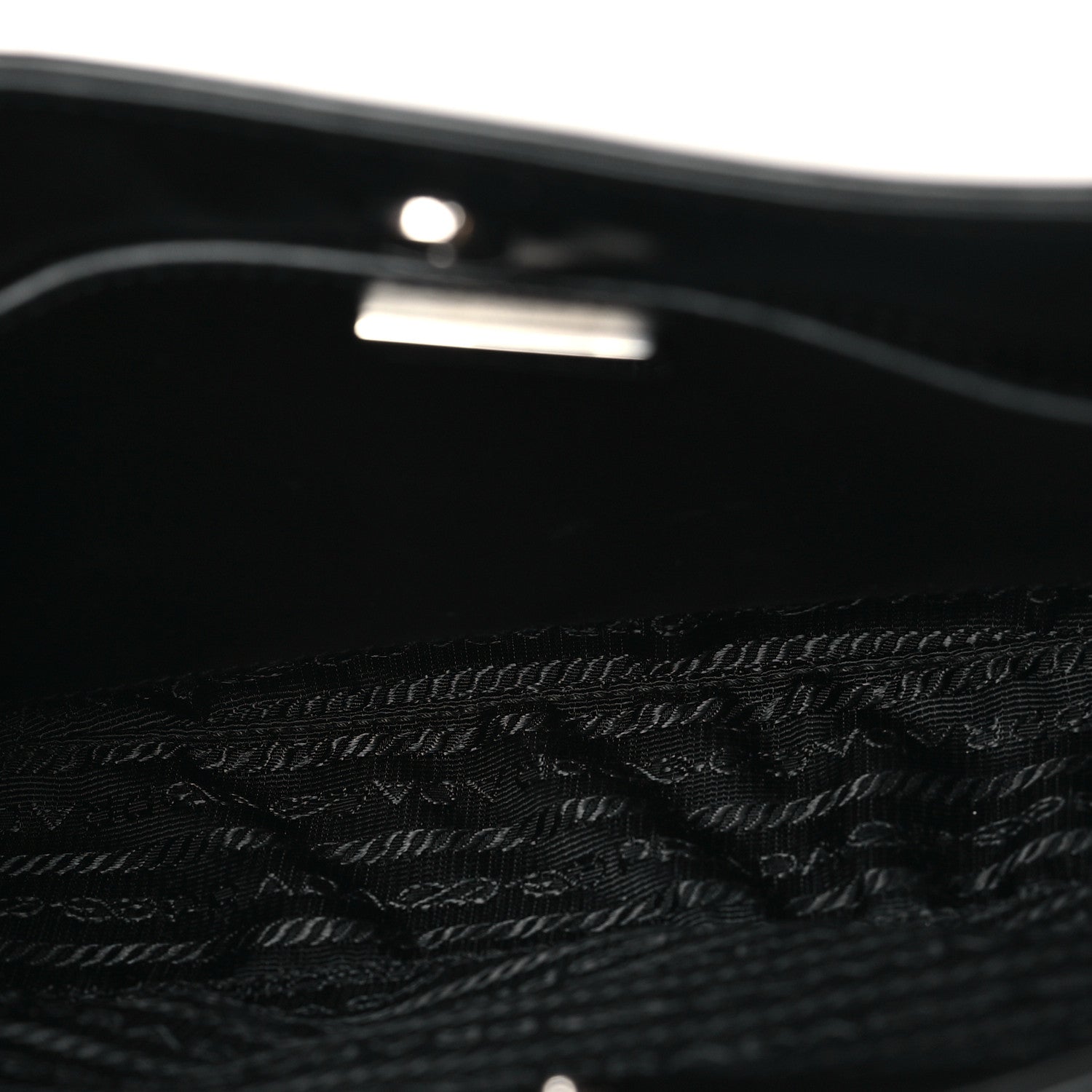 Prada Spazzolato Cleo Shoulder Bag Black 5 of 10