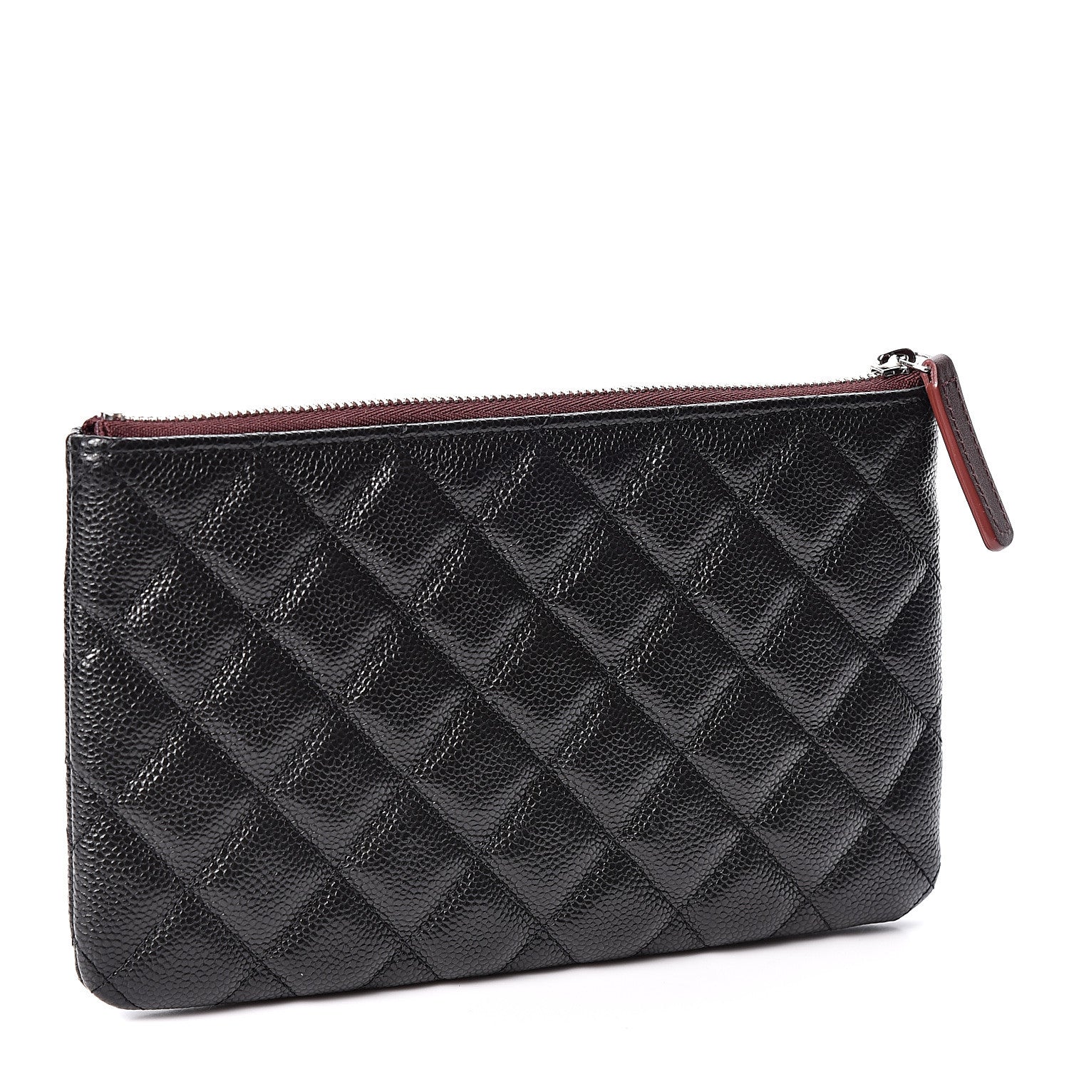 Chanel Caviar Quilted Small Pouch Black 2 of 9