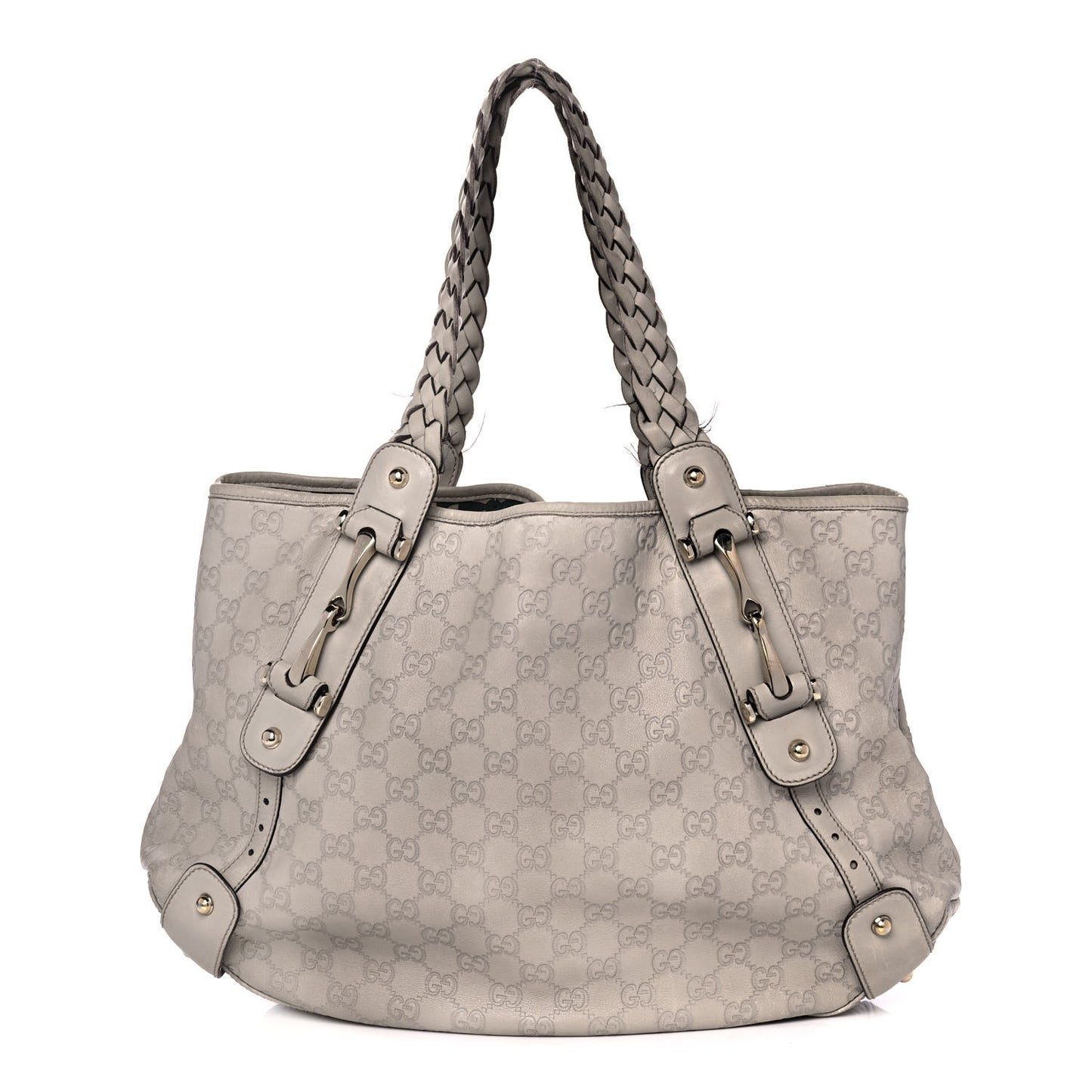 Guccissima Medium Pelham Shoulder Bag Off White