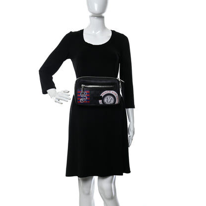 Gucci GG Supreme Monogram Night Courrier Belt Bag Black Multicolor 2 of 13