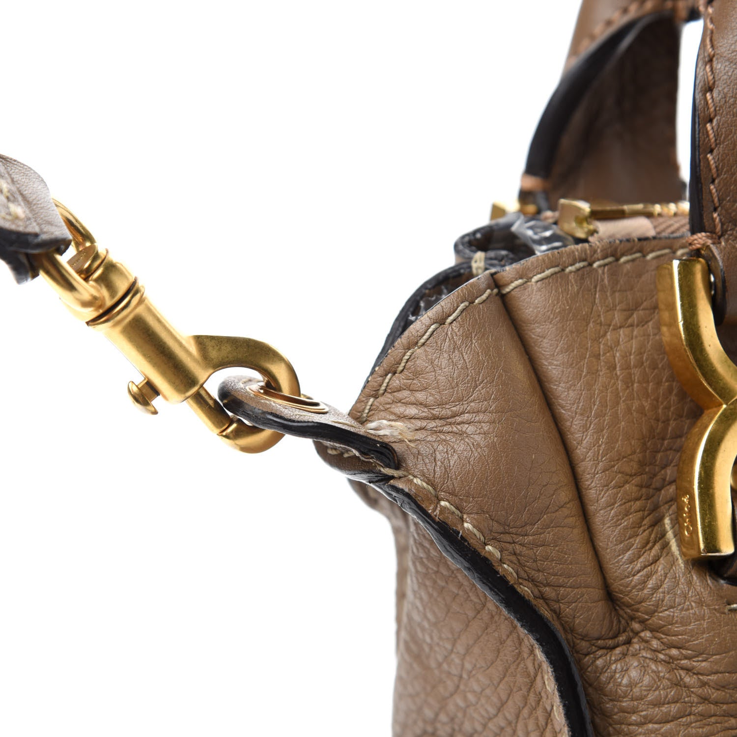 Chloe Calfskin Medium Marcie Satchel Nut 8 of 14