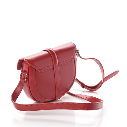 Celine Satinated Calfskin Besace Small 16 Red 2 of 8