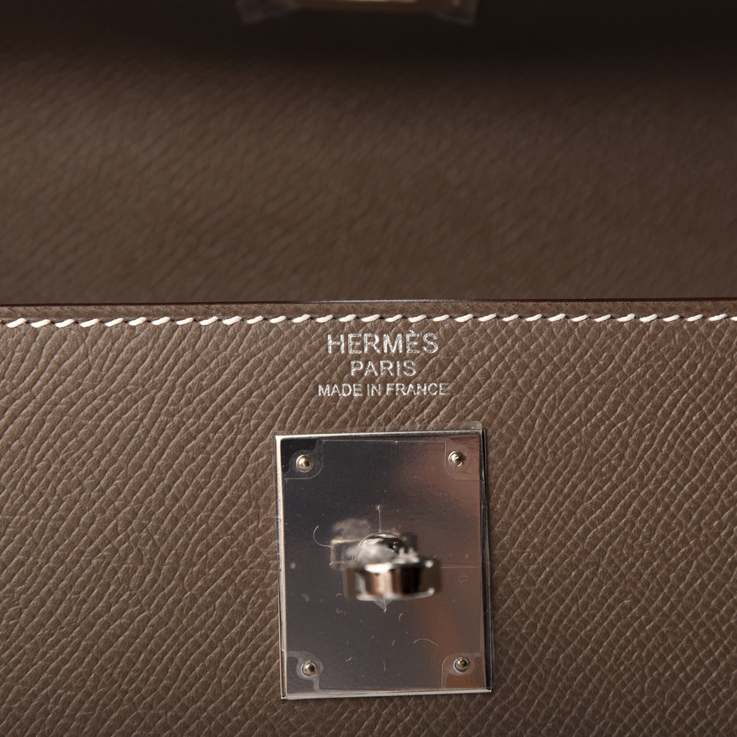 Hermes Epsom Kelly Sellier 32 Etoupe 8 of 12