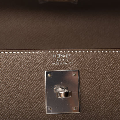 Hermes Epsom Kelly Sellier 32 Etoupe 8 of 12
