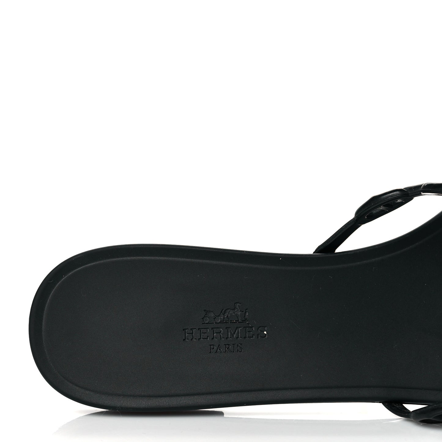 Rubber Chaine d'Ancre Rivage Sandals 41 Black