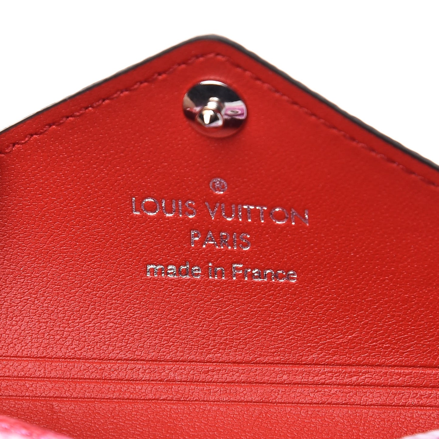 Monogram Escale Small Kirigami Pochette Insert Red