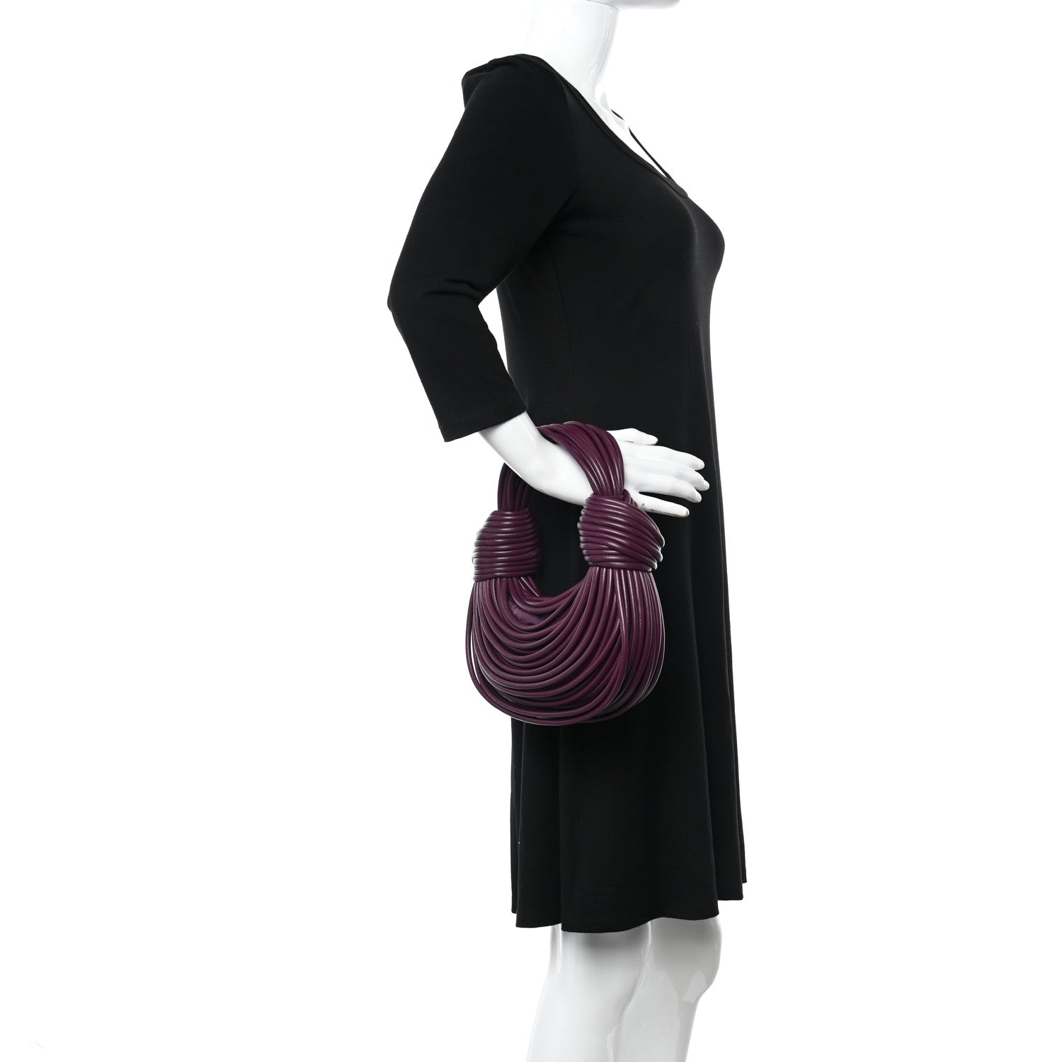 Bottega Veneta Nappa Mini Tubular Double Knot Mystic 2 of 8
