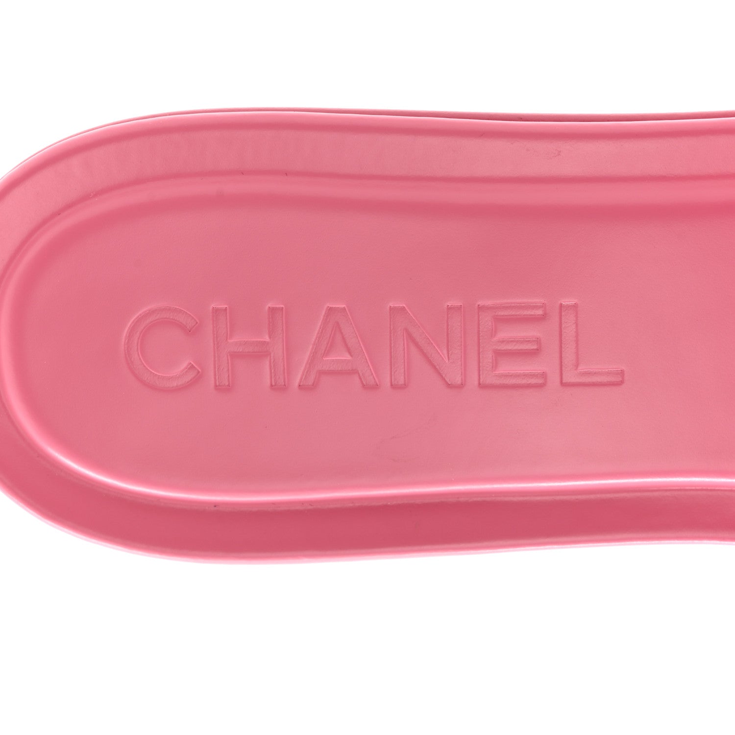 Chanel Calfskin Patent Calfskin Logo Mules 36 Pink Black 7 of 10