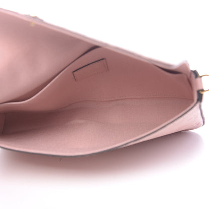 Louis Vuitton Empreinte Pochette Felicie Chain Wallet Rose Poudre 5 of 11