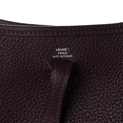Hermes Taurillon Clemence Flipperball Sangle Evelyne TPM Rouge Sellier Caramel Nata Gold 6 of 10