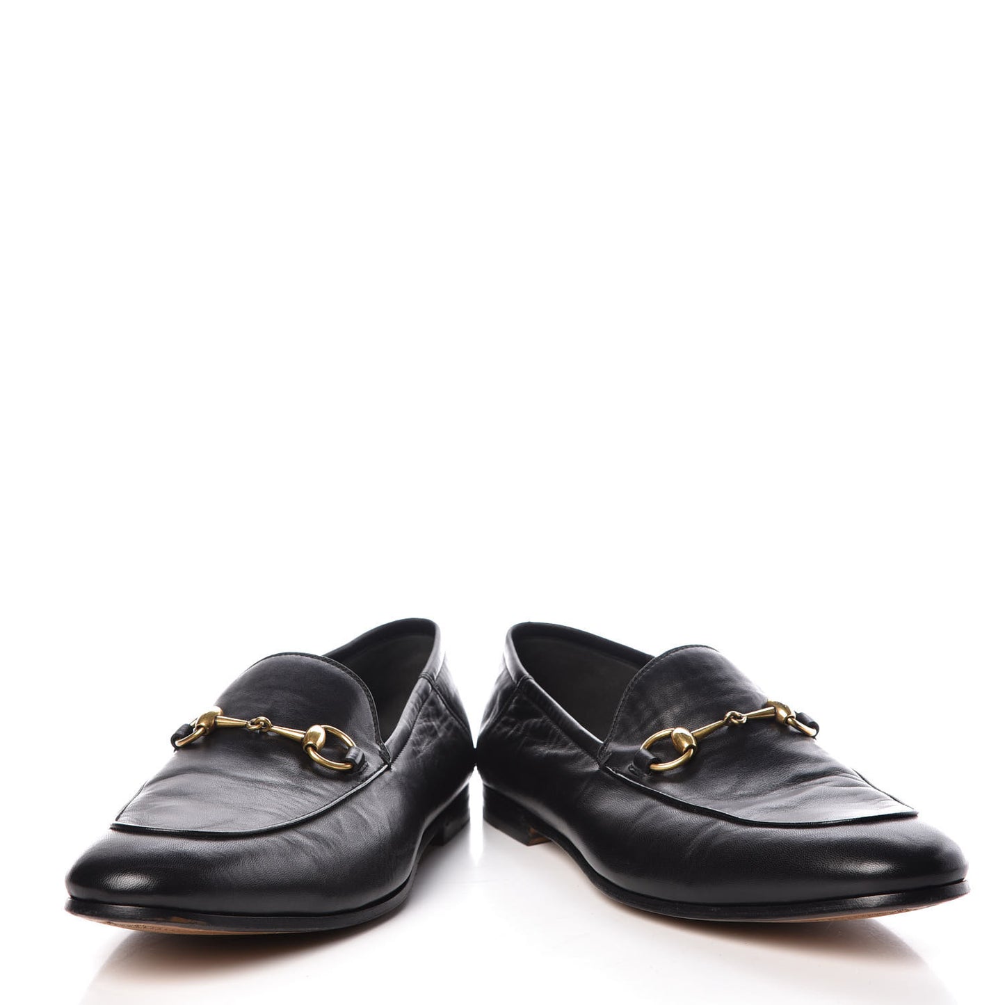 Lambskin Mens Brixton Horsebit Loafers 10 Black