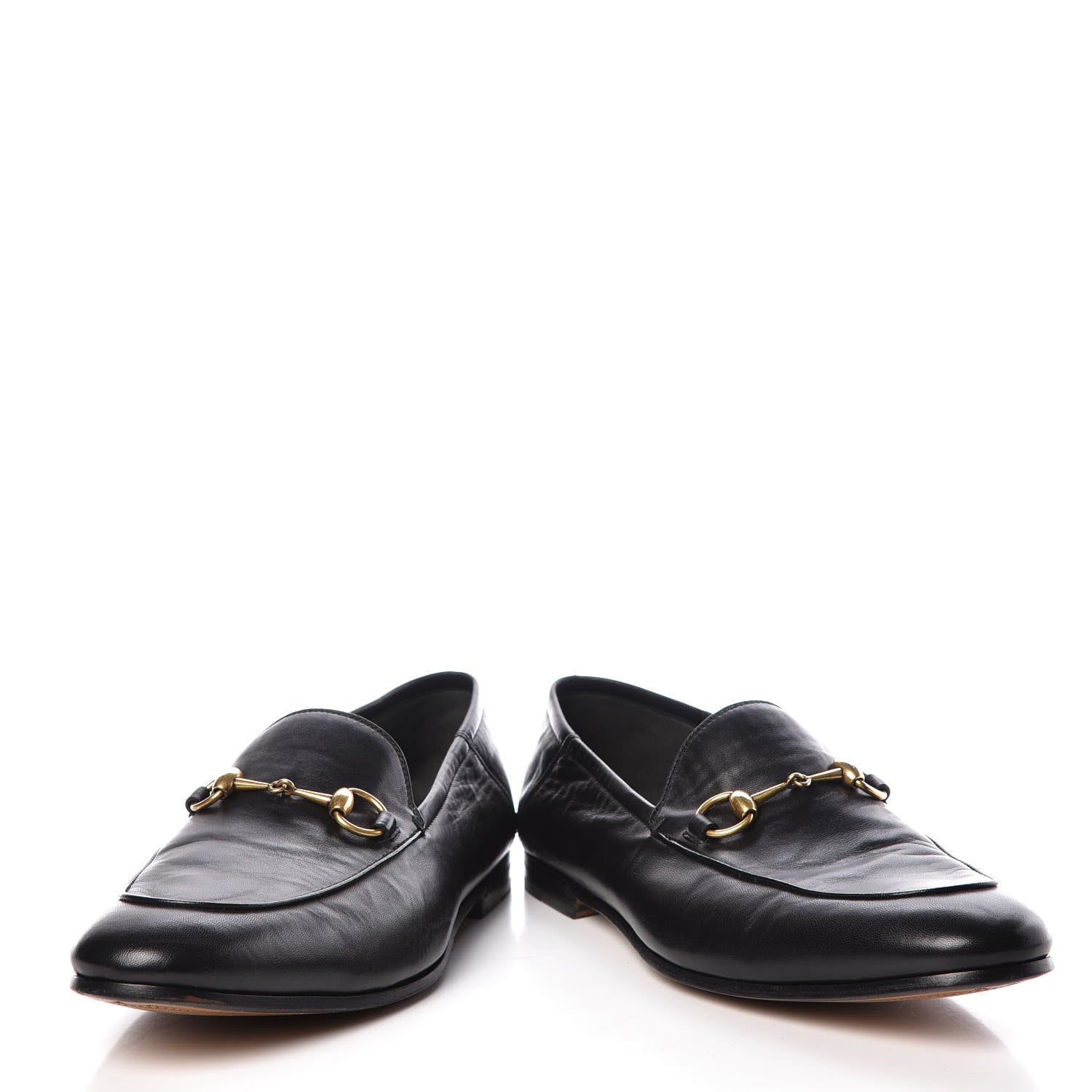 Gucci Lambskin Mens Brixton Horsebit Loafers 10 Black 6 of 11