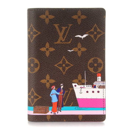 Louis Vuitton Monogram 2016 Christmas Animation Passport Cover Rose Ballerine 1 of 7