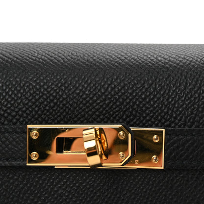 Hermes Epsom Kelly Sellier 25 Black 7 of 10