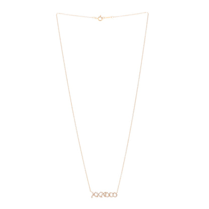 Tiffany 18K Rose Gold Diamond Paloma Picasso Love and Kisses Pendant Necklace 3 of 5