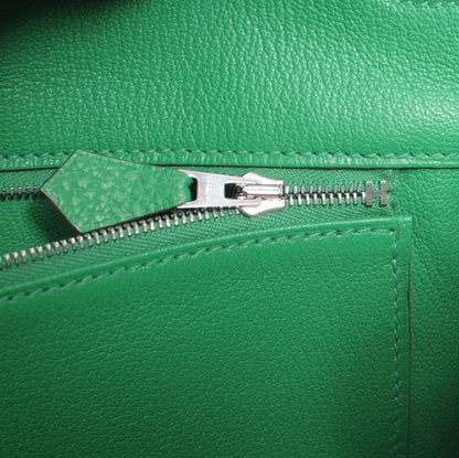 Hermes Taurillon Clemence Birkin 40 Menthe 10 of 12