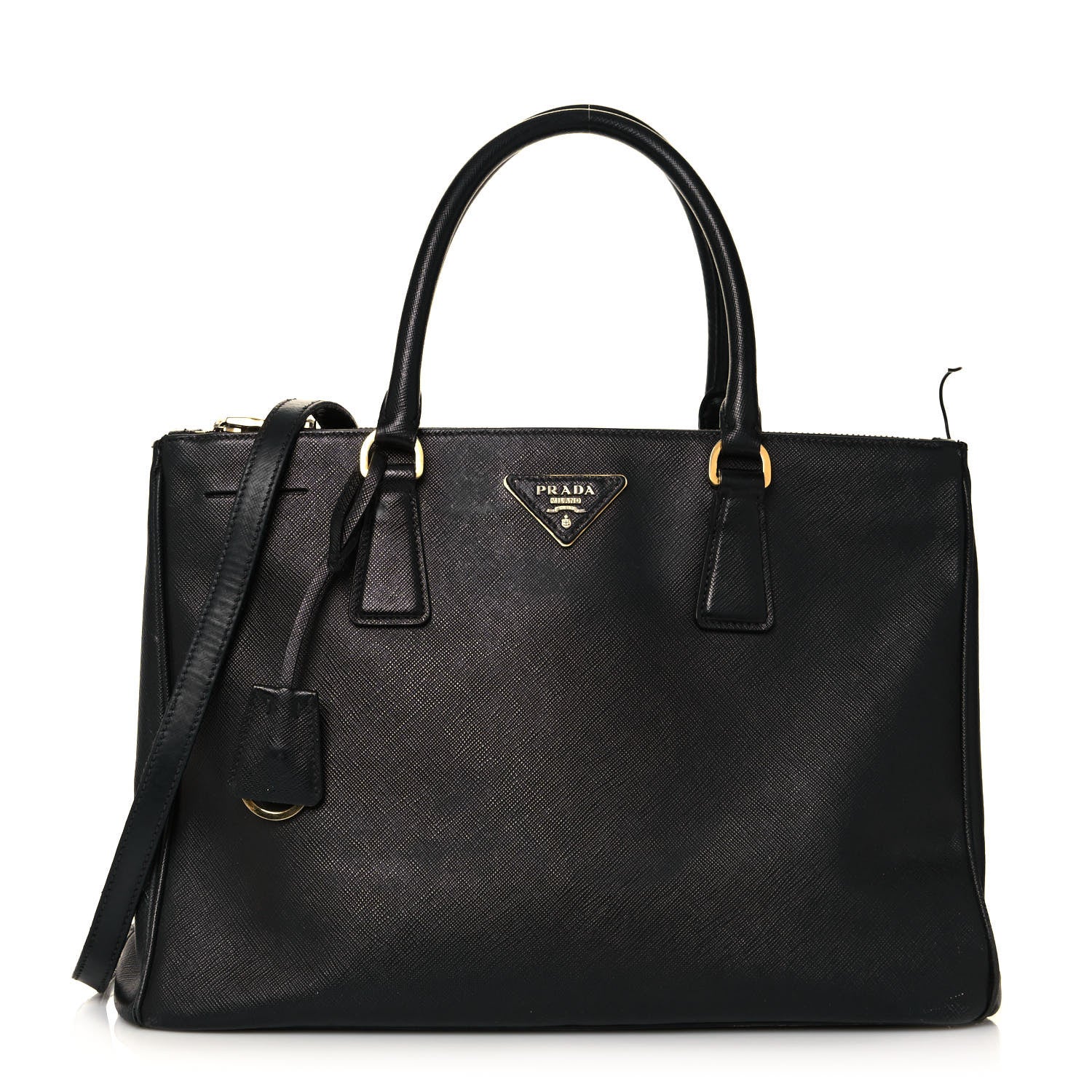 Prada Saffiano Medium Galleria Double Zip Tote Black 1 of 20