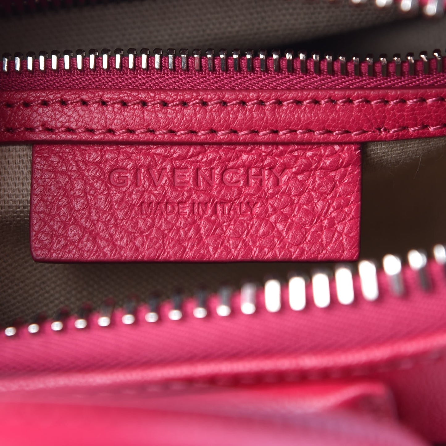 Sugar Goatskin Mini Antigona Fushia