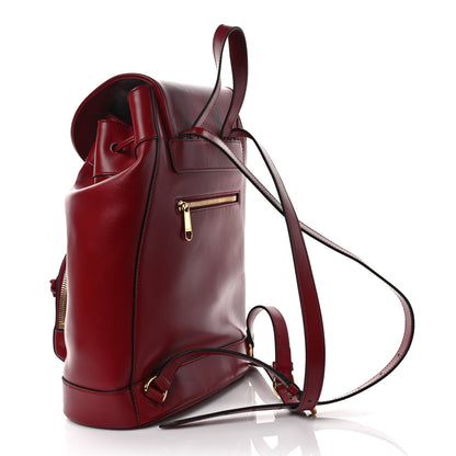 Gucci Boarded Plutone Calfskin Horsebit 1955 Single Buckle Backpack New Cherry Red 3 of 11