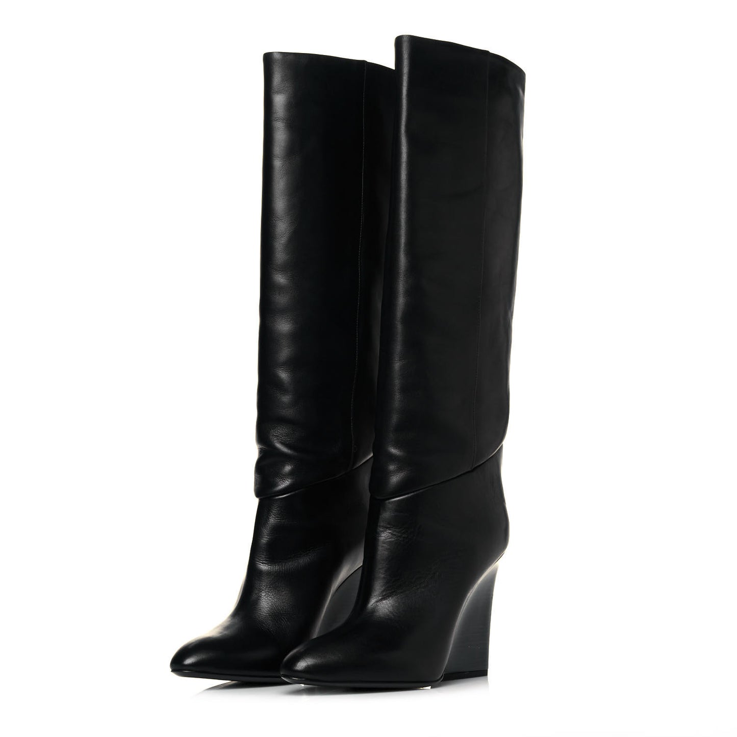 Calfskin Cartel Boots 39.5 Black