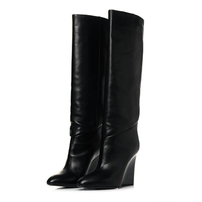 Jimmy Choo Calfskin Cartel Boots 39.5 Black 3 of 7