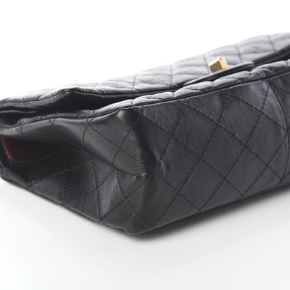 Chanel Aged Calfskin Quilted 2.55 Reissue 226 Flap Black 9 of 10