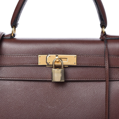 Hermes Courchevel Kelly Sellier 28 Noisette 10 of 15