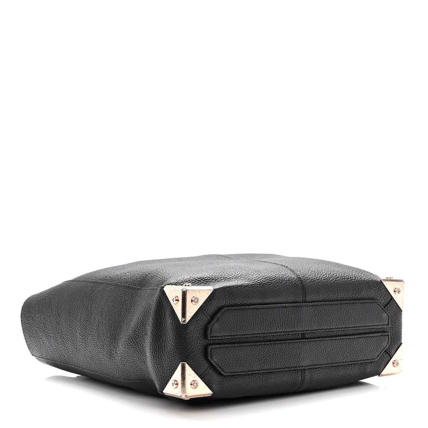 Alexander Wang Pebbled Calfskin Large Prisma Skeletal Tote Black Rose Gold Hardware 5 of 15