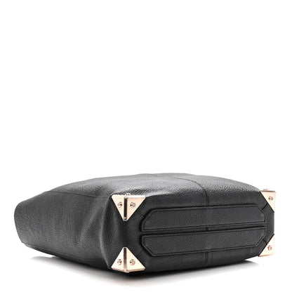 Alexander Wang Pebbled Calfskin Large Prisma Skeletal Tote Black Rose Gold Hardware 5 of 15