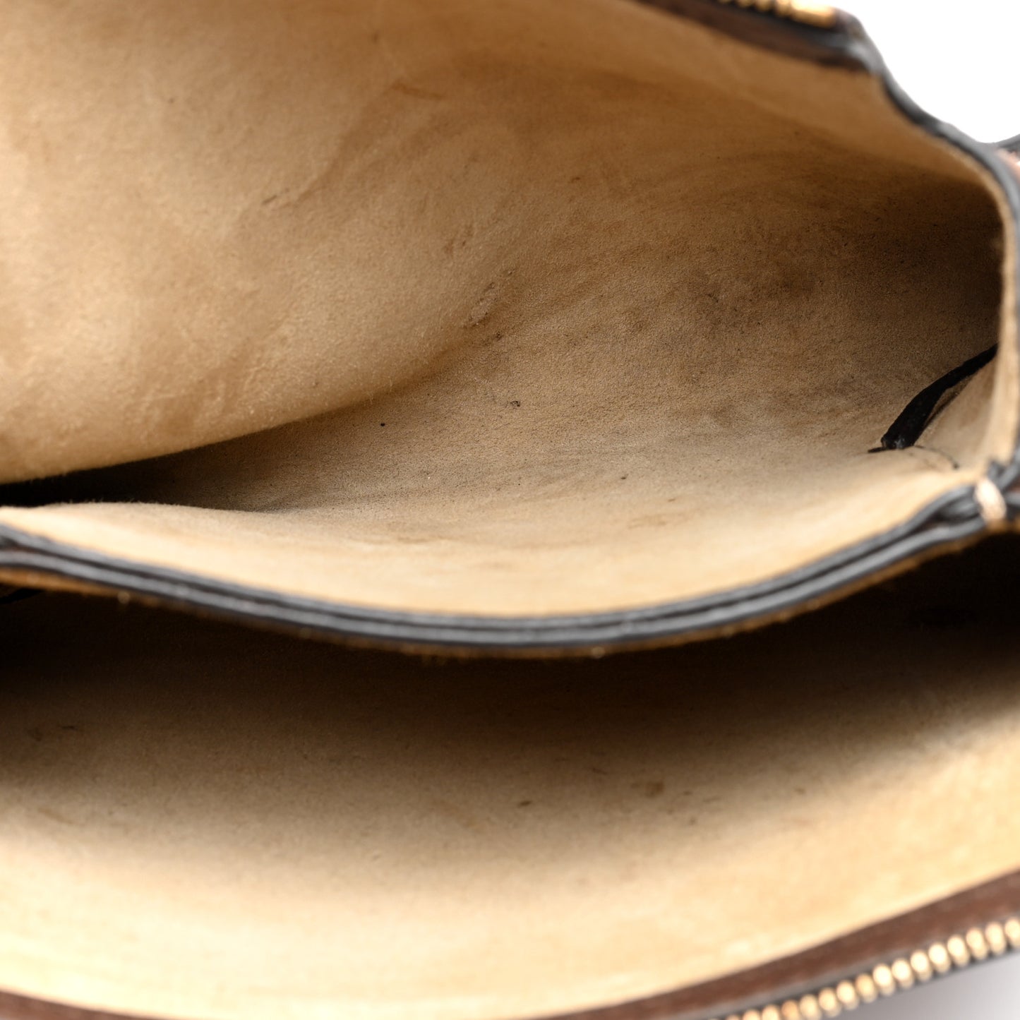 Suede Calfskin Mini Nu Twin Bag Mocha