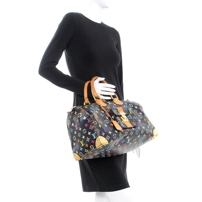 Louis Vuitton Monogram Multicolor Speedy 40 Black 2 of 15